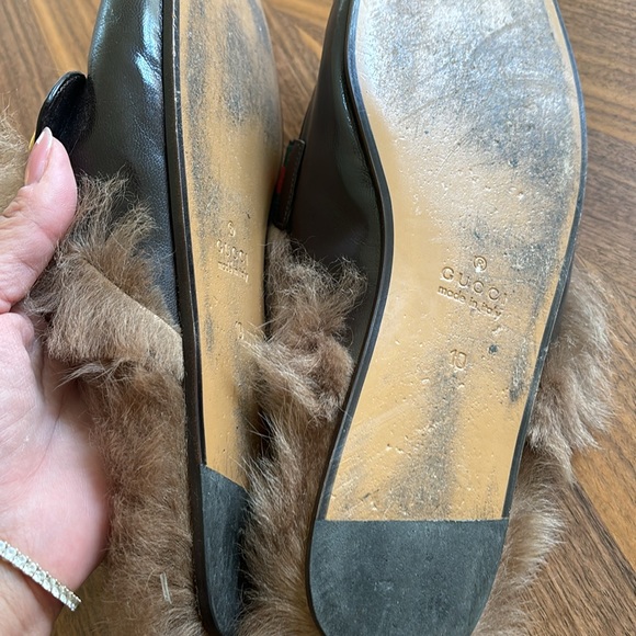 Men’s Authentic Gucci Cocoa leather Princetowns - Picture 6 of 10